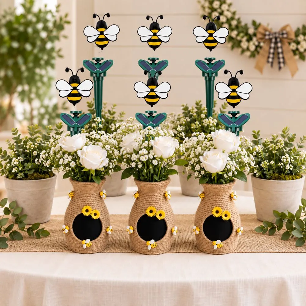 Bee-themed decor